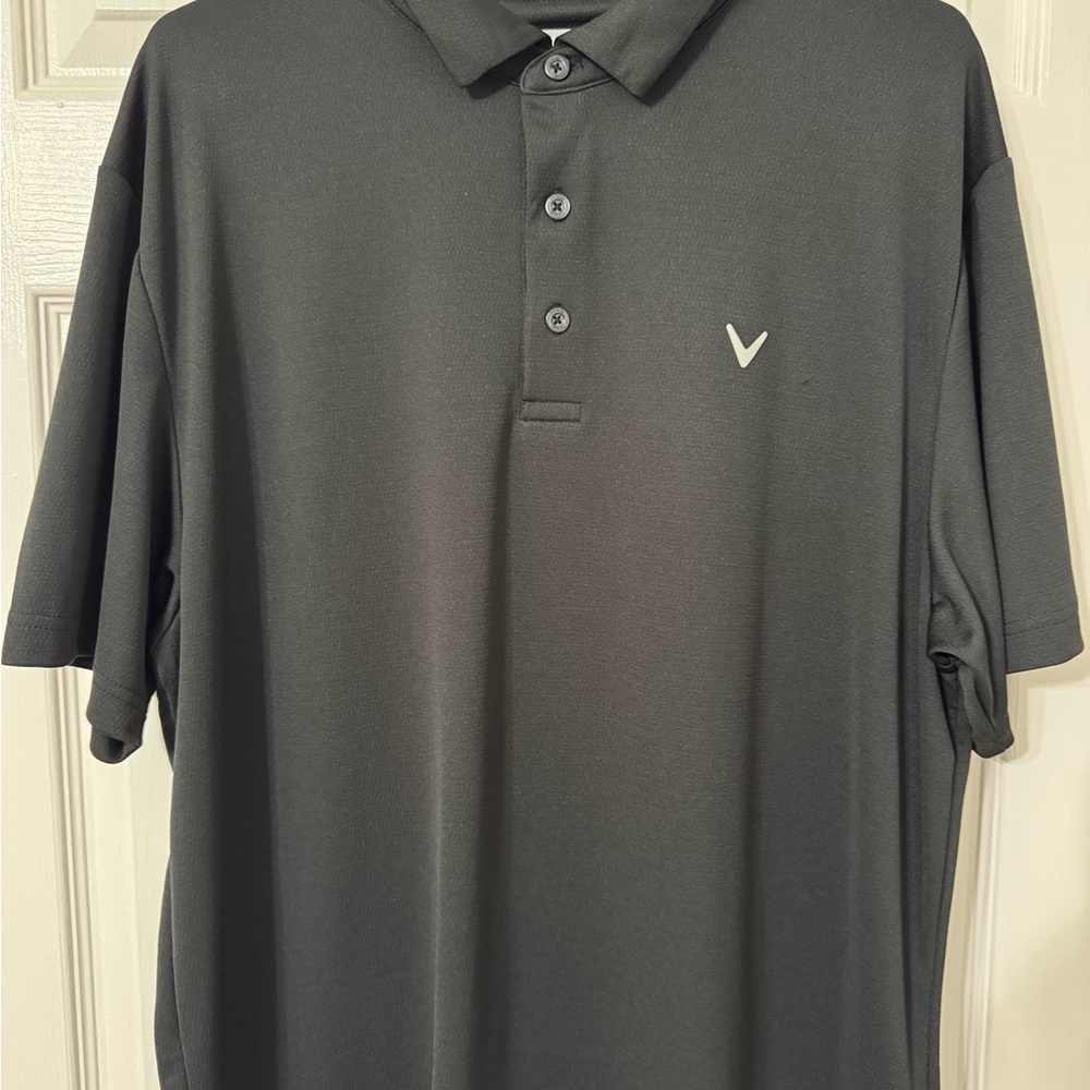 Callaway Gray Performance Polo Shirt
